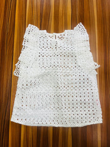 T16 Butterfly Dry Lace Top