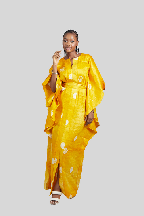 Tolase Adire Kaftan Dress