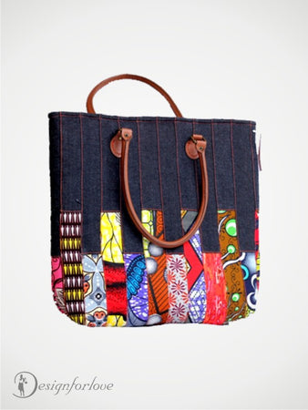 Multi Color store Ankara Tote Bag